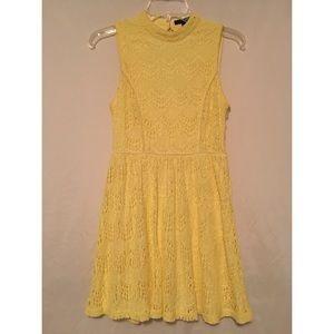 Forever 21 Lace High-Neck Dress